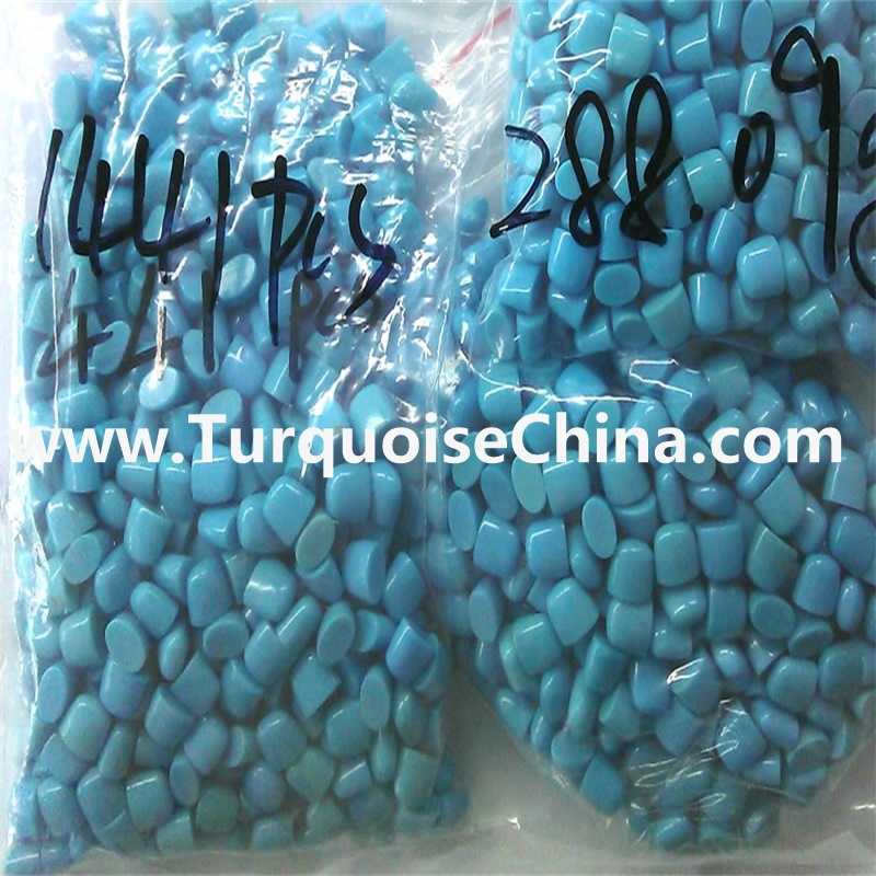 Beads Blue Turquoise li bihayên firotanê | Zh Gems 2