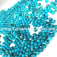 Unique Blue Less Matrix Turquoise Bullet Beads Gemstone Jewelry