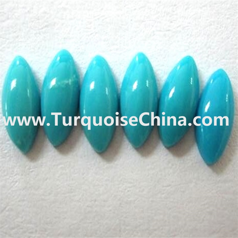 ​Sleeping Beauty Turquoise Navette Marquise Cabochon