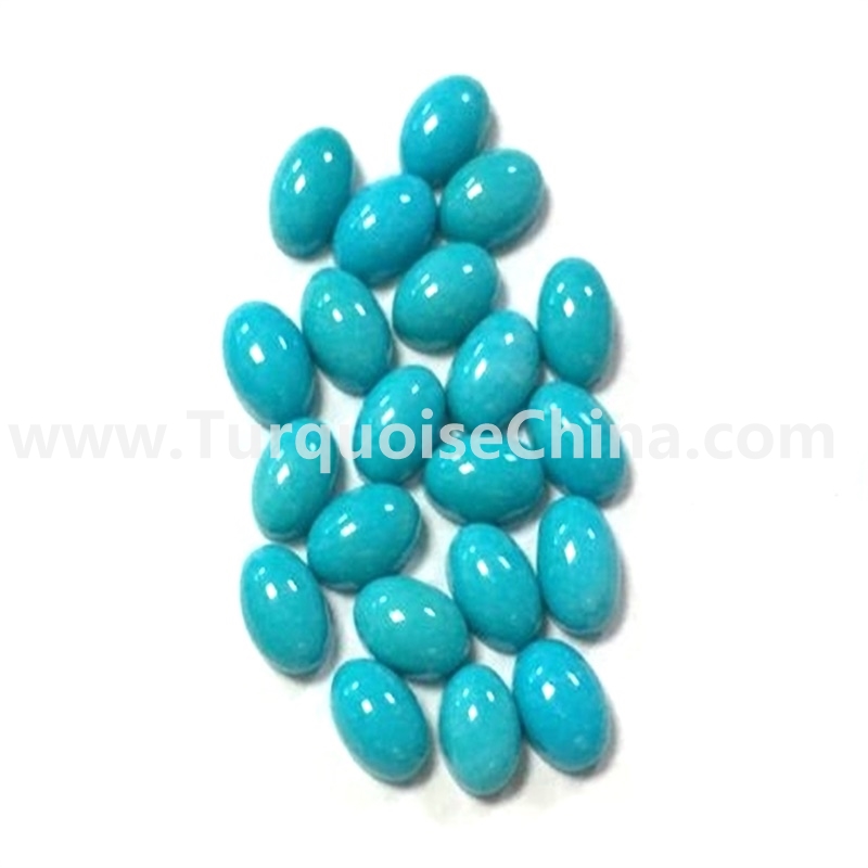 Genuine Turquoise Oval Cabochon jewelry