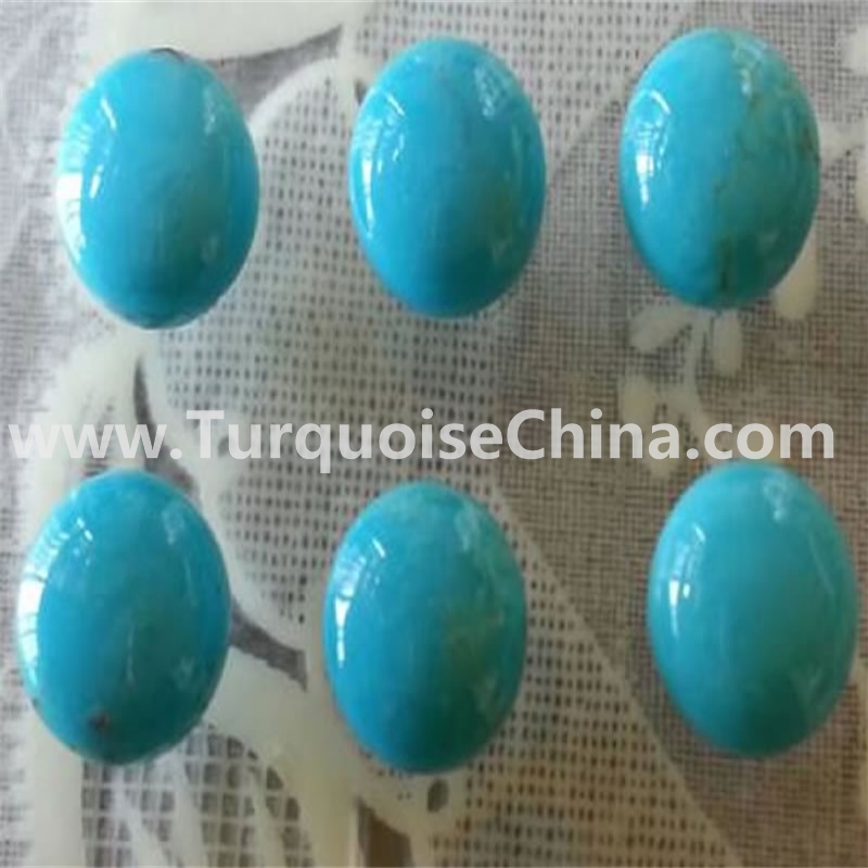 10mm Natural Sleeping Beauty Turquoise Round Cabochon