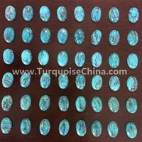 Tyrone Turquoise Oval Cabochon 30x40mm