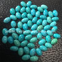 Blue Turquoise Oval Cabochon  Fine Quality Gemstone Size 8 x 6 MM