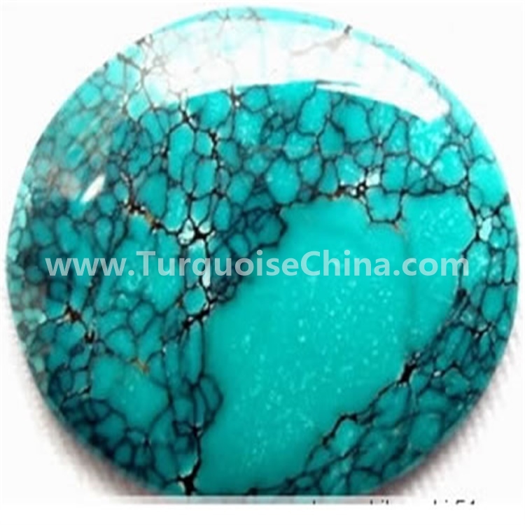 Untreated Natural Persian Turquoise Oval Cabochon gemstone
