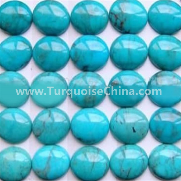 Oval cabochon natural gemstone Turquoise