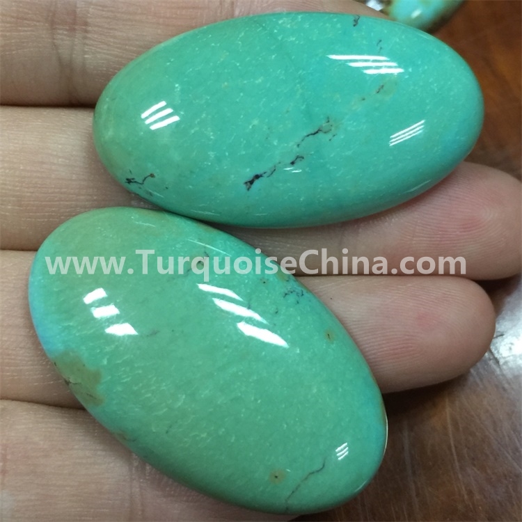 naturally loose turquoise oval cabochon stones