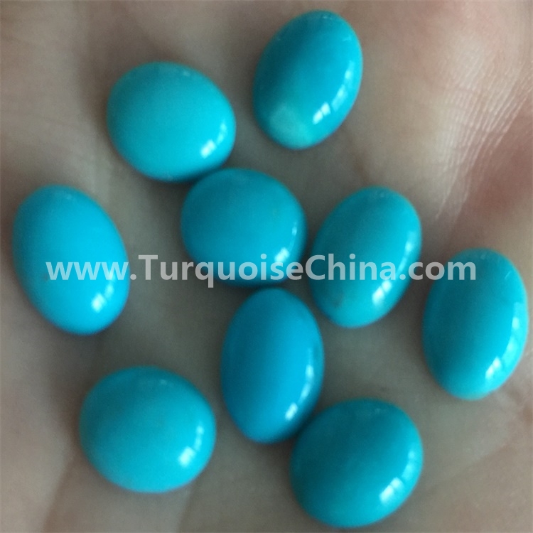 natural turquoise rough cut out oval shape gemstones