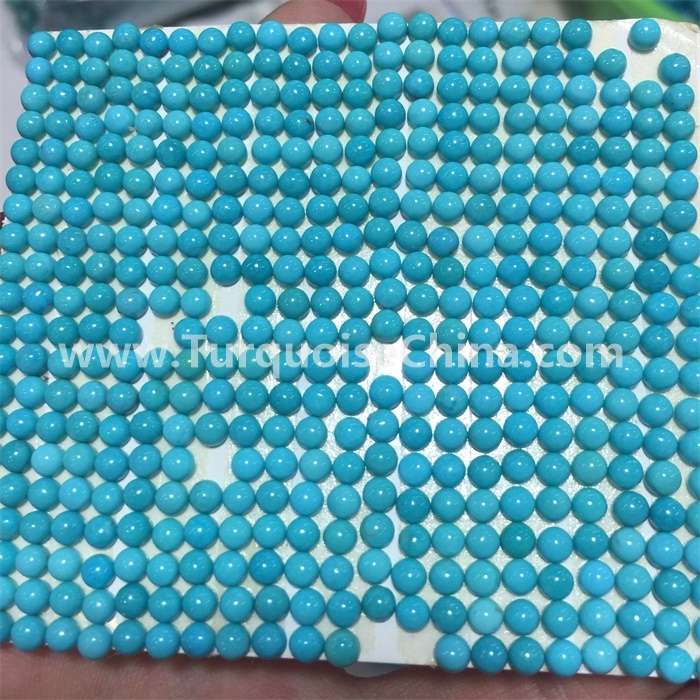 Natural Arizona Turquoise Round 3mm  to 20mm Cabochon