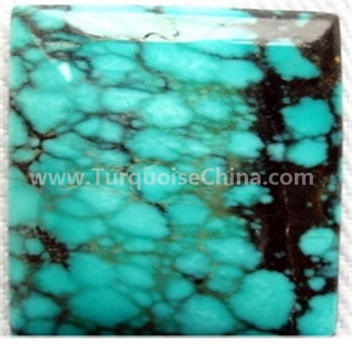 Cushion Cabochon- Natural Arizona Turquoise Loose Gemstone