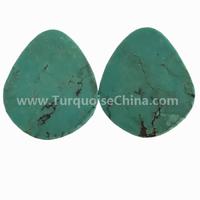 100% Natural beautiful designer ARIZONA Turquoise Pear cabochon gemstones for jewelry making