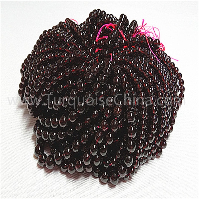 Natural Red garnet AA round shape beads gemstone strings