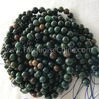 Natural Bloodstone round shape beads gemstone strings