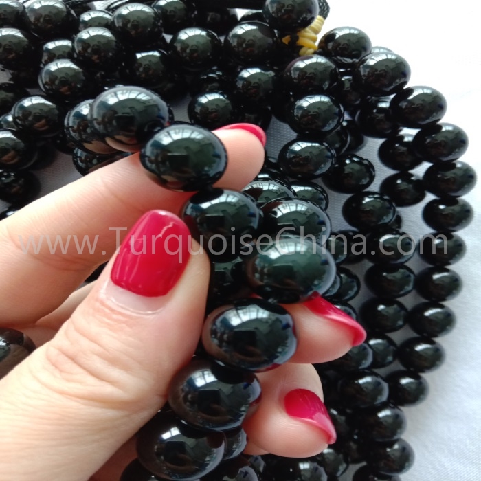 Natural Colorful Obsidian round shape beads gemstone strings