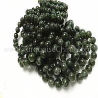 Natural green Rutilated round shape beads gemstone bracelet