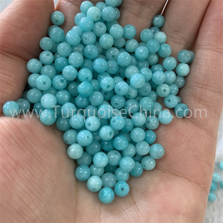 Grade 5A top quality Amazonite 4mm round beads to making jewelry