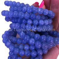 Natural Aquamarine Gemstone/Round beads bracelets