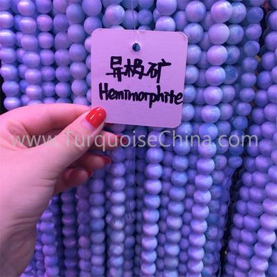 Natural Hemimorphite round beads gemstone for jewelry wholesale