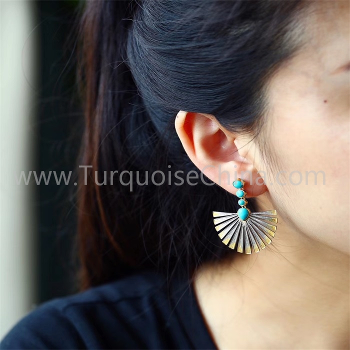 akanakisa turquoise mhete dzebhuruu nyanzvi mutengesi | ZH Gems 8