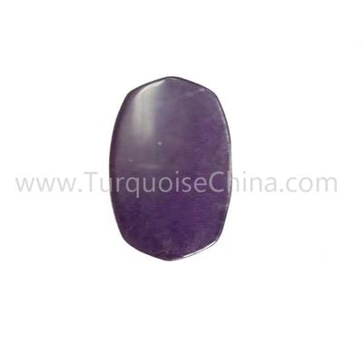Purple Fluorite Oval Shape Cabochon For Making Pendant Dangler Jewelry