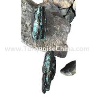 Directly deep from turquoise mine original raw turquoise material