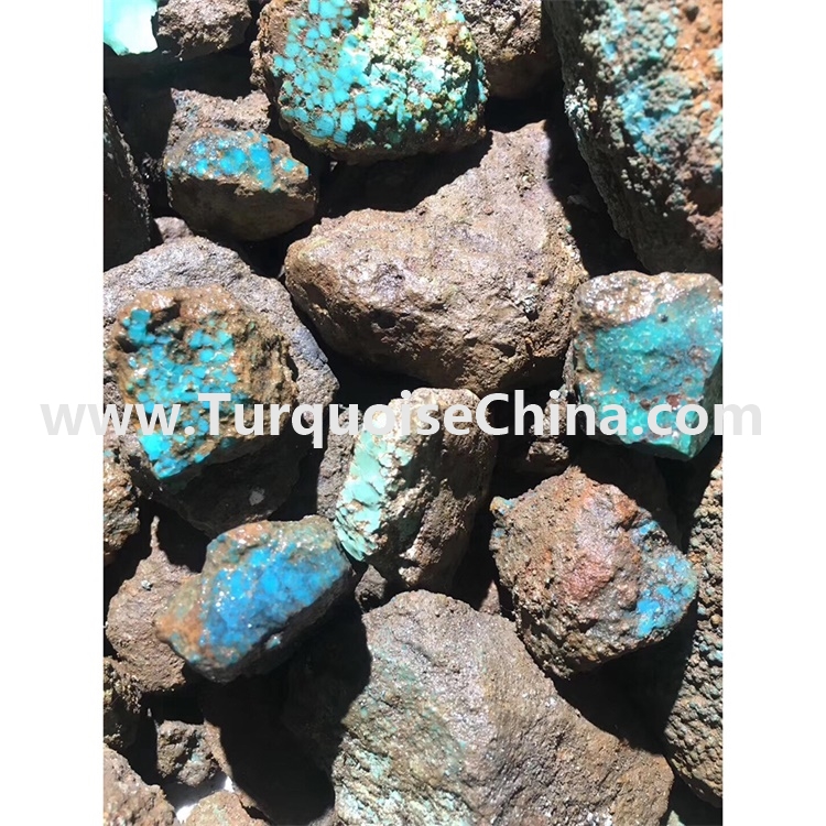 China Tibet Natural mixture blue turquoise stone rough stone wholesale