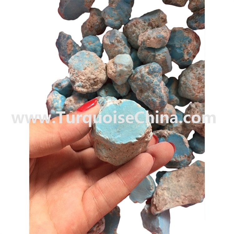 Rough Uncut Turquoise rough Gemstones Factory Price