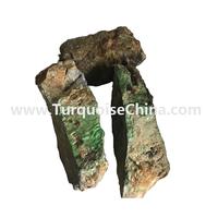 Largest pieces naturally green color turquoise raw material for jewelry carved making