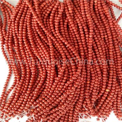 Hot-sale Red Coral Gemstone Beads Strings For Woman And Man