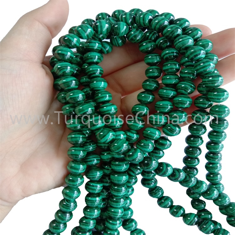 Wonderful Natural Malachite Round Beads Strings Wholesale