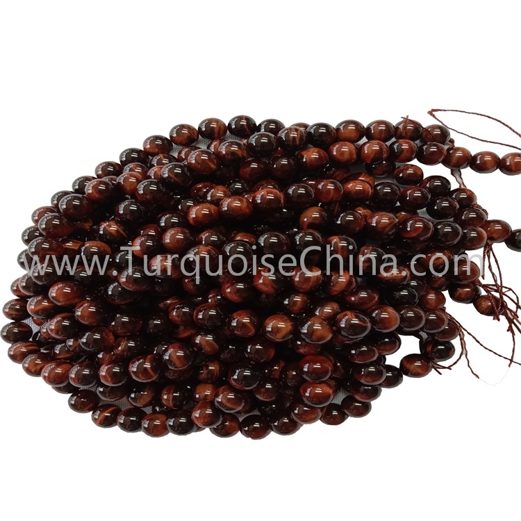 Wholesale Genuine Red Tiger’s Eye Stone Round Beads Strings