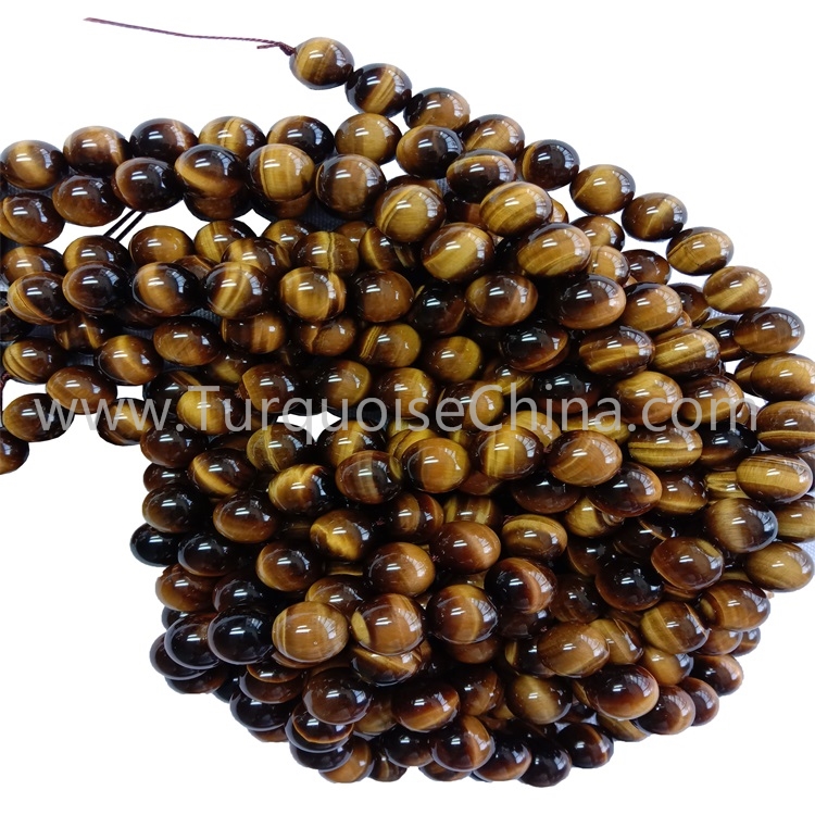 Popular Gemstone Yellow Tiger’s Eye Round Beads Wholesale