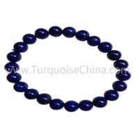 8mm Blue Natural Lapis Round Beads Bracelets Hot-sale Gemstone