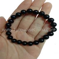 8mm Black Onyx Roudn Beads Bracelet Hot Handmade Gemstone