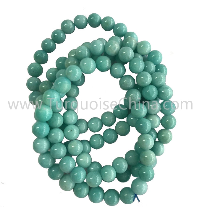 Lovely Amazonite Round Beads Bracelets Hot-sale Gemstone