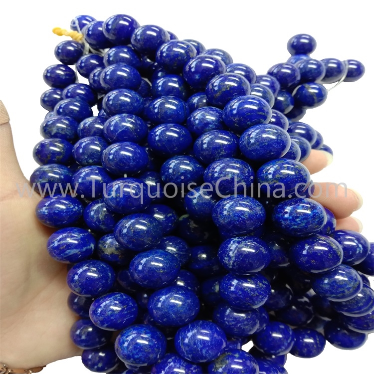 Fashion Lapis Round Beads Blue Gemstone Stings