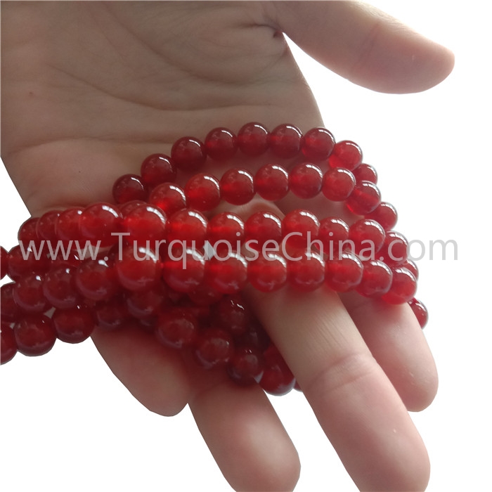8mm Genuine Carnelian Round Beads Red Gemstone Wholesale
