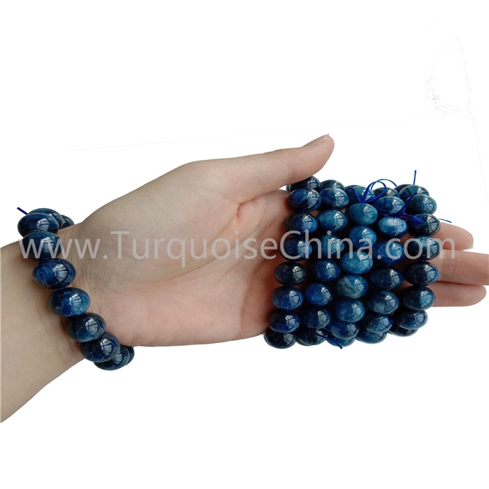 New Kyanite Round Beads Bracelets Wonderful Gemstone