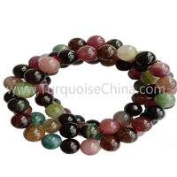 10mm Colorful Tourmaline Round Beads Bracelets Gift Gemstone Wholesale