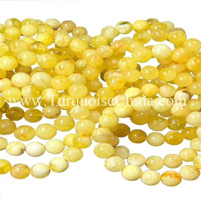 Natur Yellow Amber Gemstone Round Beads Bracelet