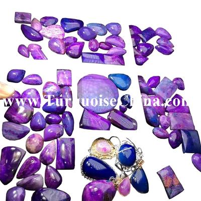 Wholesale Sugilite Small Tumble Stone Slices Cabochons For Making Jewelry