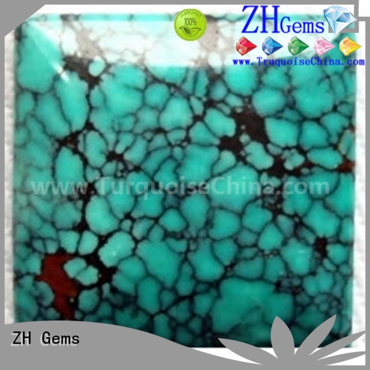 ZH Gems square cabochon business for ring