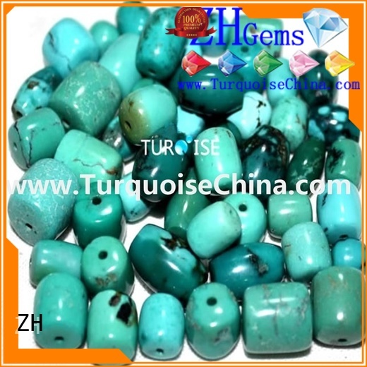 ZH turquoise gem supplier for earings