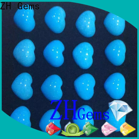 ZH Gems heart shaped turquoise supply for jewelry