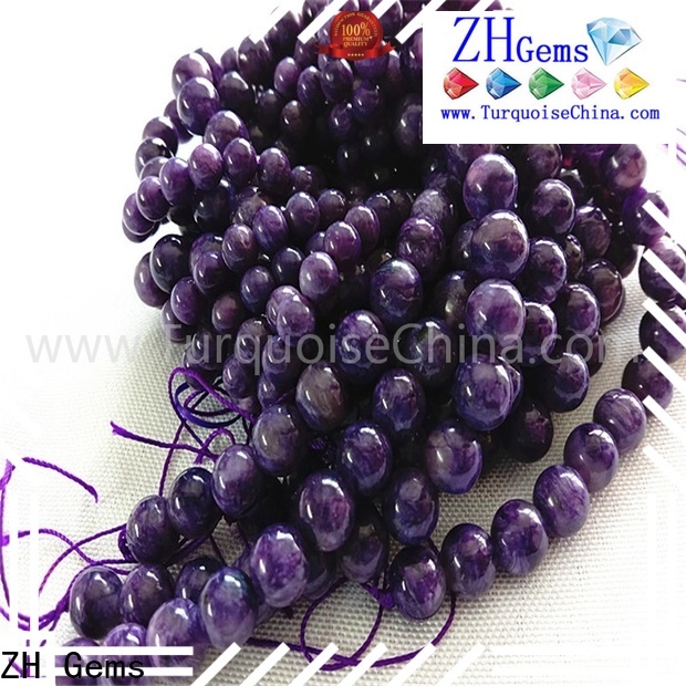 ZH Gems large gemstone beads professional supplier for earings