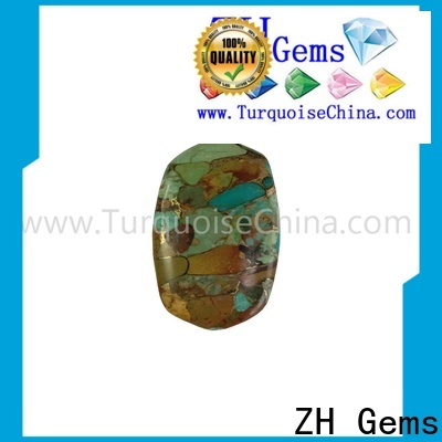 ZH Gems great yellow turquoise beads reliable supplier for ring