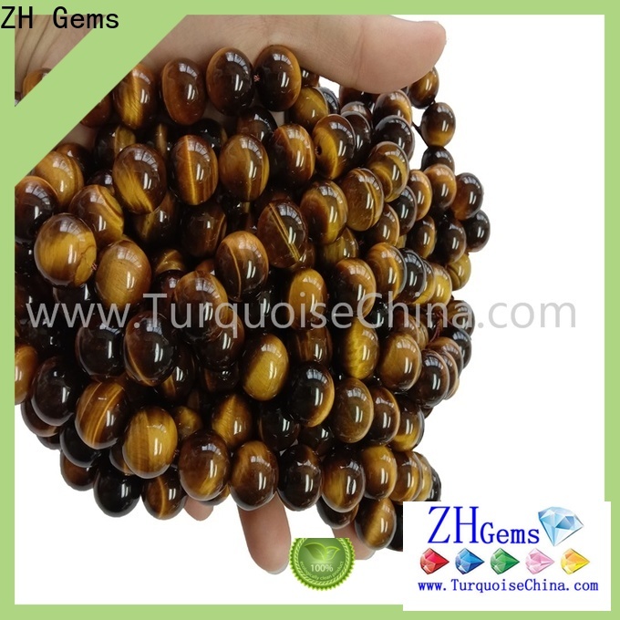 ZH Gems top quality flat beads gemstones supplier for ring