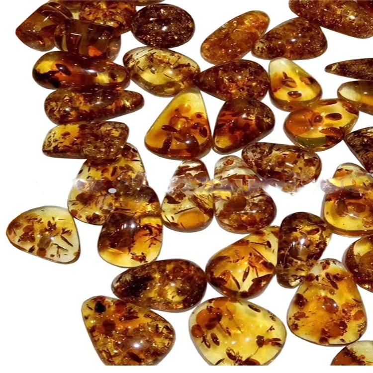 ලස්සන ස්වාභාවික ඇම්බර් මී මැස්කම් බබෝන් ජල බිංදු හැඩය කහ මැණික් ගල් ආභරණ 12