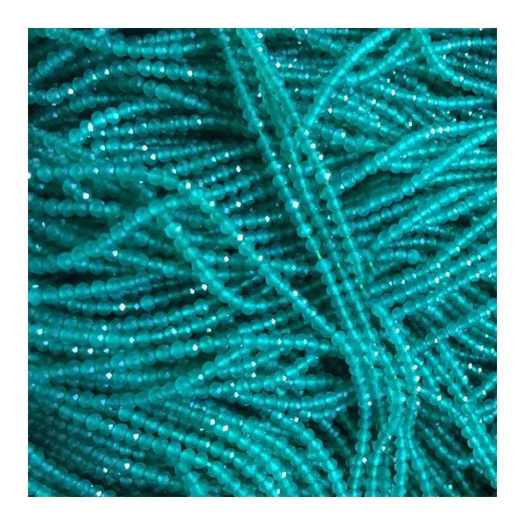 Natural Blue Apatite Round Beads Healing Energy Gemstone Loose Beads for DIY Jewelry Making