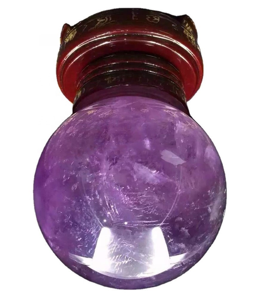 AAAA+++ Amethyst Ball ~~ Natural Pretty Crystal Ball Natural Purple Quartz Sphere