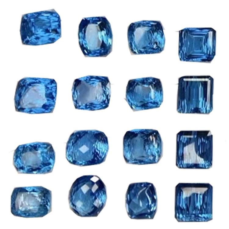 100% Natural Blue Topaz Cabochons Loose Gemstone Wholesale